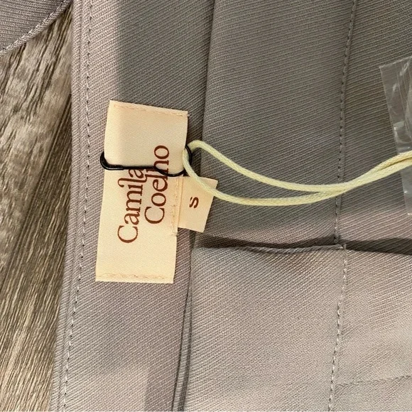 NWT Camila Coelho Cutout Jana Mini Skirt in Grey - Picture 7 of 8